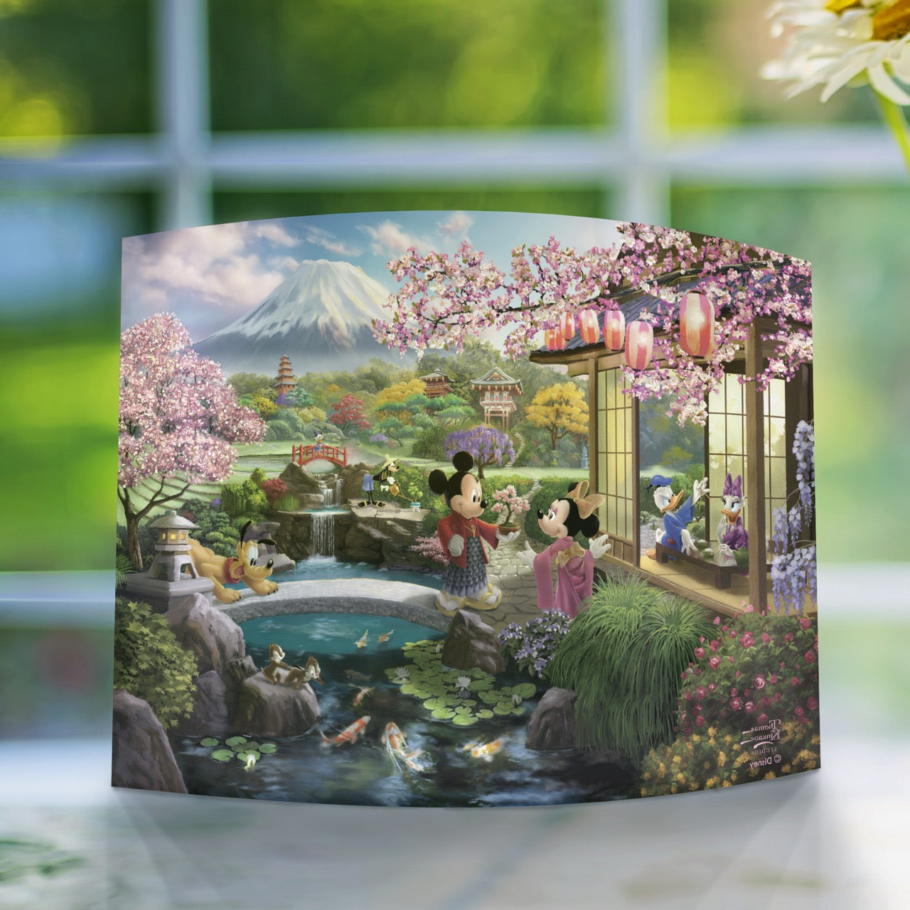 Disney (Mickey and Minnie in Japan) 10" x 7" Curved Acrylic Print ACP1007CUR846